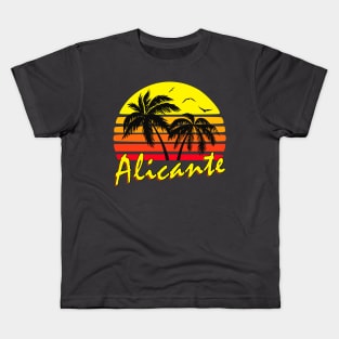 Alicante Retro Sunset Kids T-Shirt